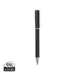 Stylos en métal durables couleur noir en Aluminium recyclé