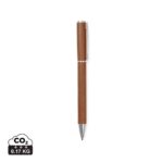 Stylos en métal durables couleur marron en Aluminium recyclé