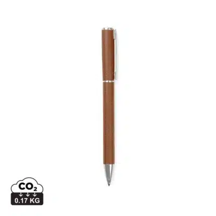 Stylos en métal durables couleur marron en Aluminium recyclé