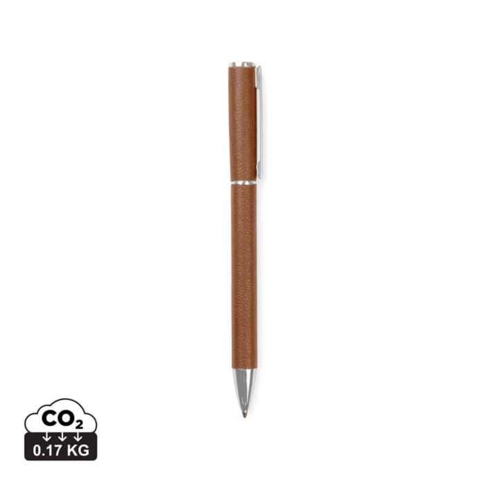 Stylos en métal durables couleur marron en Aluminium recyclé