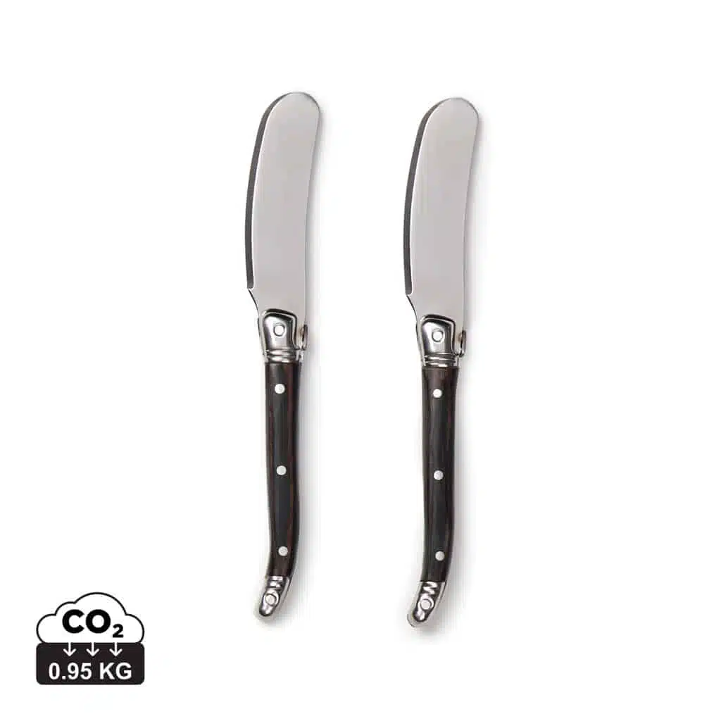 accessoires_cuisine__vinga_acier_inoxydable VINGA Duo de couteau à beurre Gigaro – Image 1