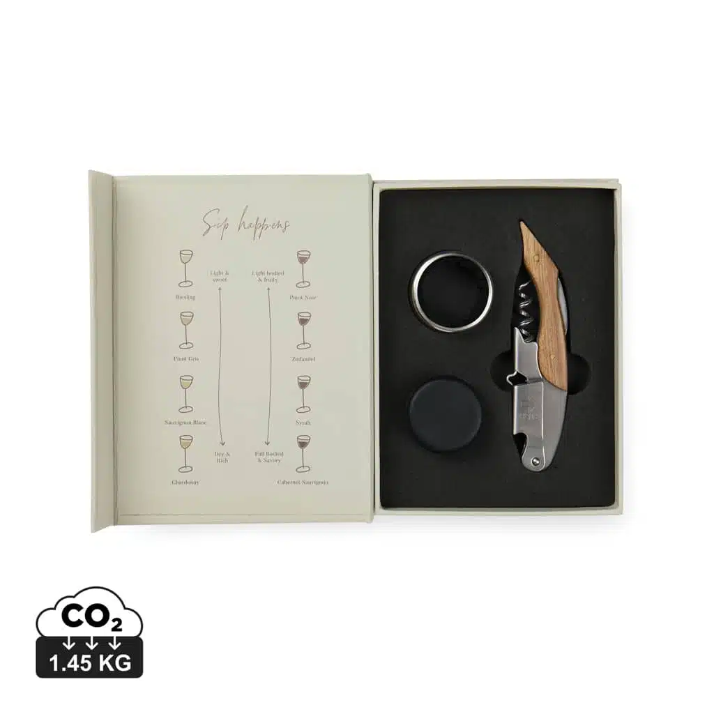 accessoires_à_vin_durables_vinga_acier_inoxydable Accessoires à vin durables couleur blanc cassé en Acier inoxydable