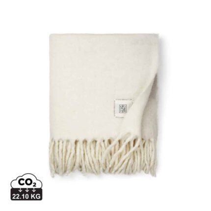 Couvertures durables couleur beige en Acrylique