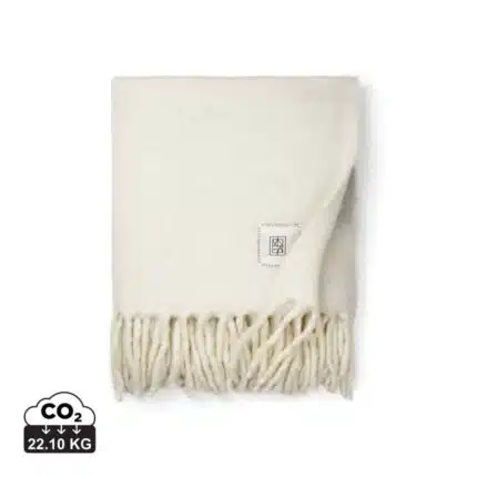 Couvertures durables couleur beige en Acrylique