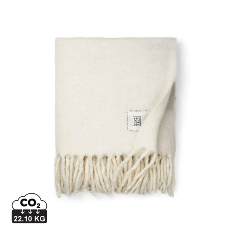 Couvertures durables couleur beige en Acrylique