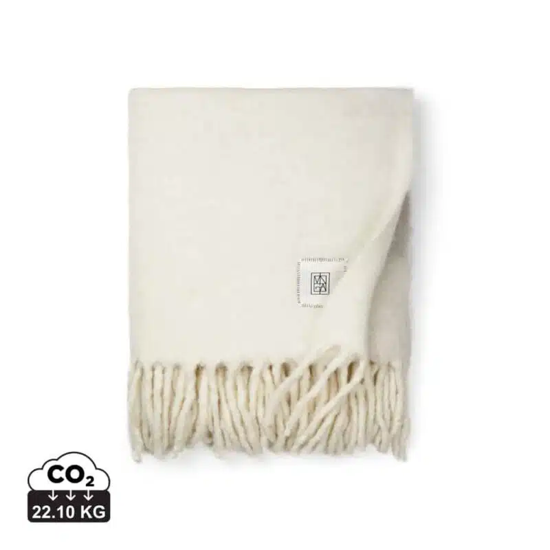 Couvertures durables couleur beige en Acrylique