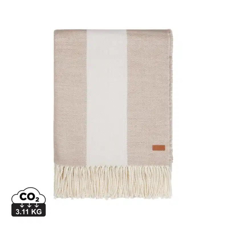Couvertures durables couleur beige en Acryliquede la marque Vinga