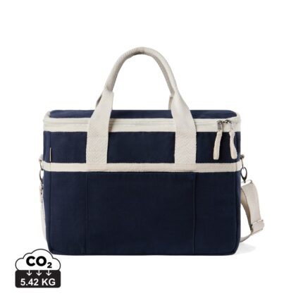 Sacs shopping durables couleur bleu en Coton recyclé