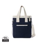 Sacs shopping durables couleur bleu en Coton recyclé