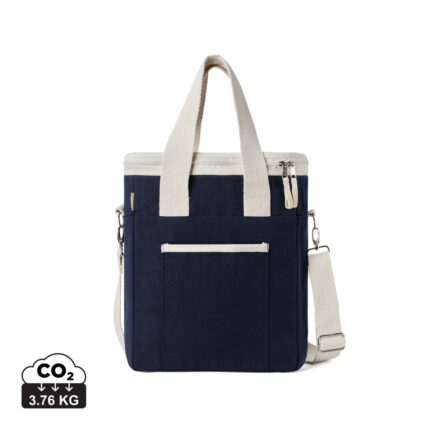 Sacs shopping durables couleur bleu en Coton recyclé