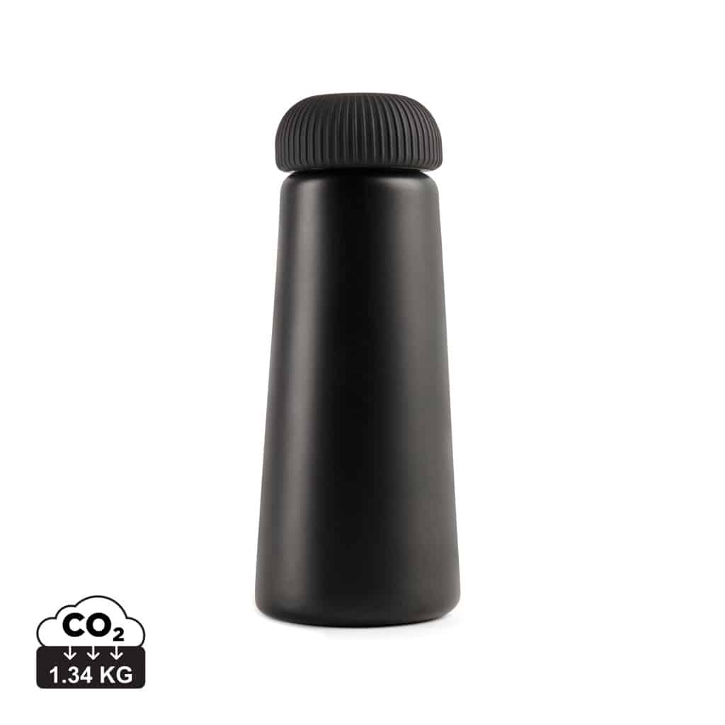 bouteilles_thermos_durables_vinga_acier_inoxydable_recyclé Bouteilles thermos durables couleur noir en Acier inoxydable recyclé