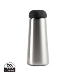 Bouteilles thermos durables couleur argent en Acier inoxydable recyclé
