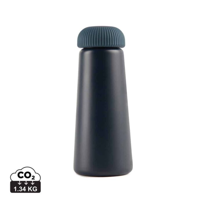 Bouteilles thermos durables couleur bleu en Acier inoxydable recyclé