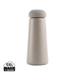 Bouteilles thermos durables couleur gris en Acier inoxydable recyclé