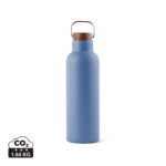 Bouteilles thermos durables couleur bleu en Acier inoxydable recyclé