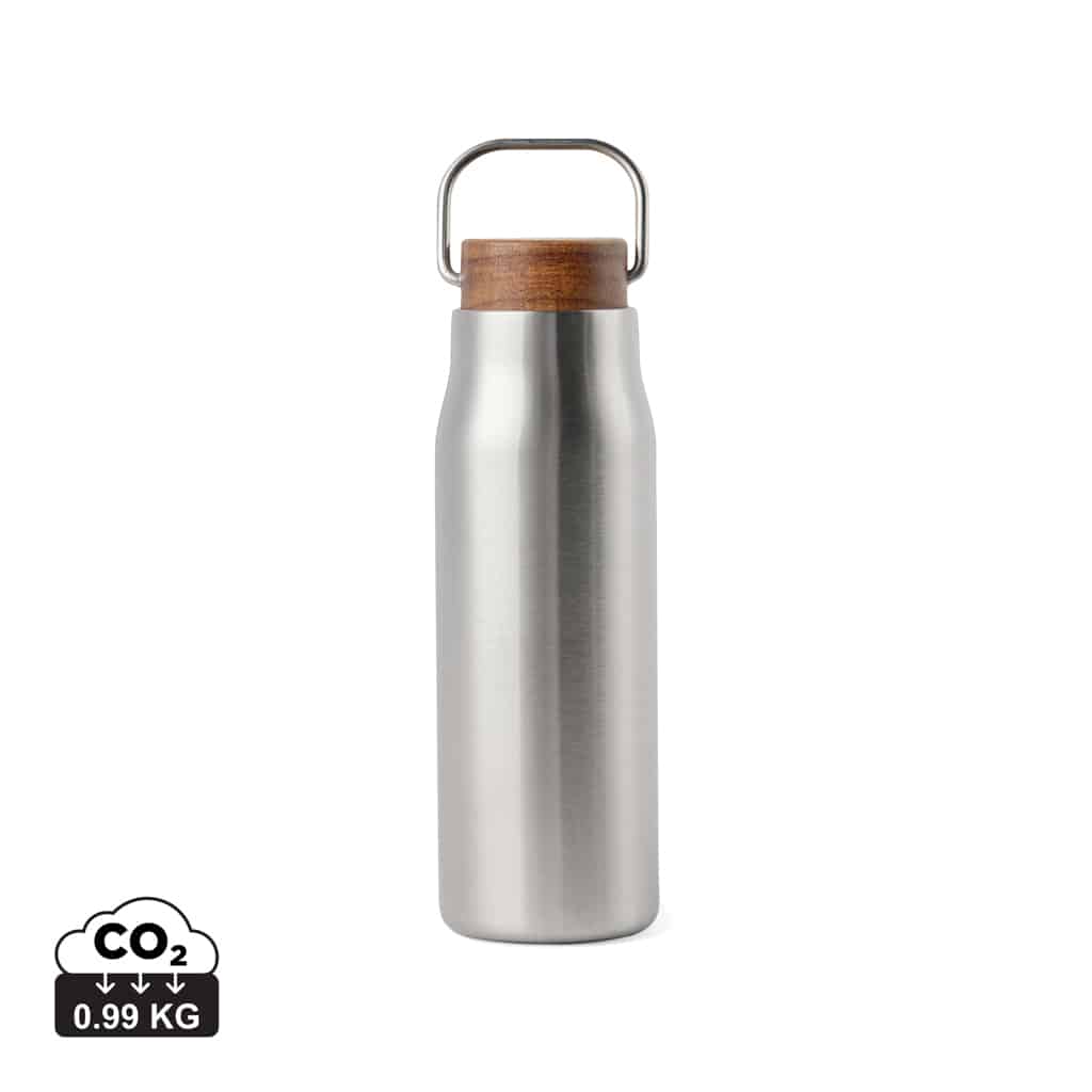 bouteilles_thermos_durables_vinga_acier_inoxydable_recyclé Bouteilles thermos durables couleur acier en Acier inoxydable recyclé