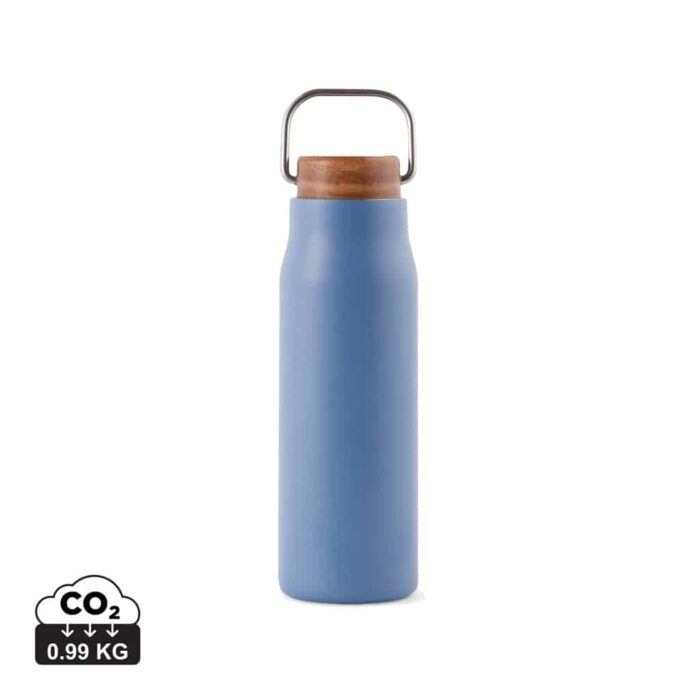 Bouteilles thermos durables couleur bleu en Acier inoxydable recyclé