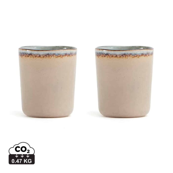 Mugs et gobelets  couleur beige en Grèsde la marque Vinga