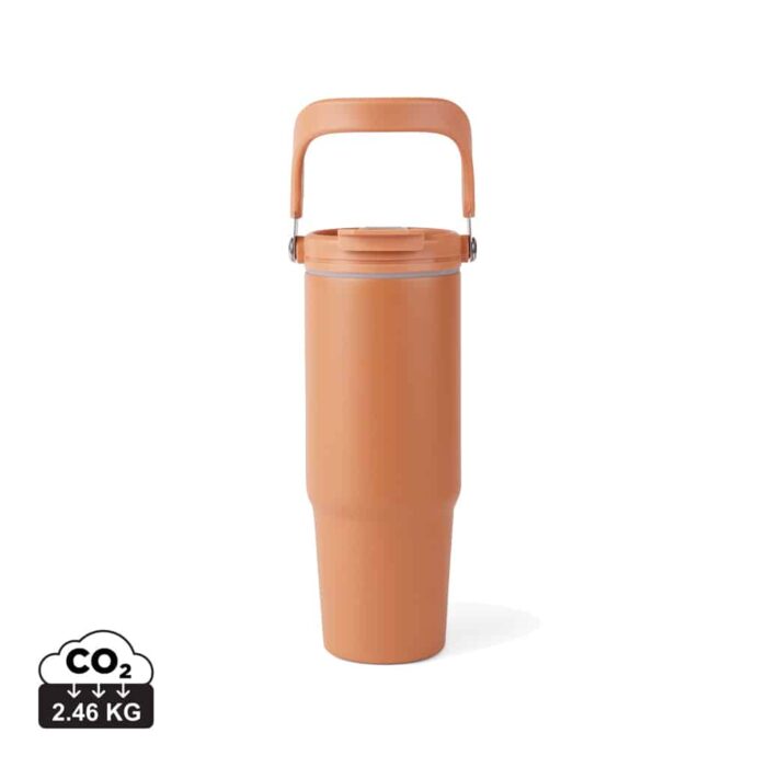 Tasses café & mugs durables couleur orange en Acier inoxydable recyclé