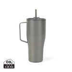 Tasses café & mugs durables couleur gris en Acier inoxydable recyclé
