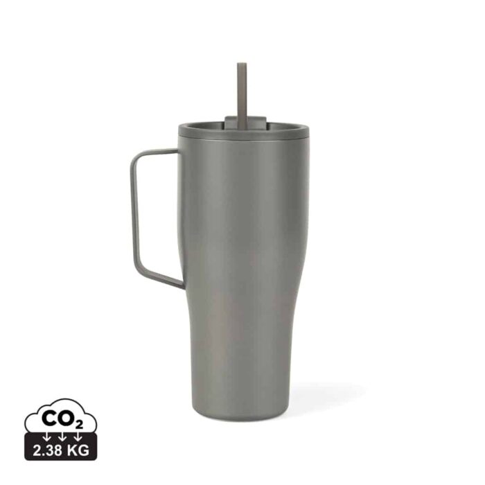 Tasses café & mugs durables couleur gris en Acier inoxydable recyclé