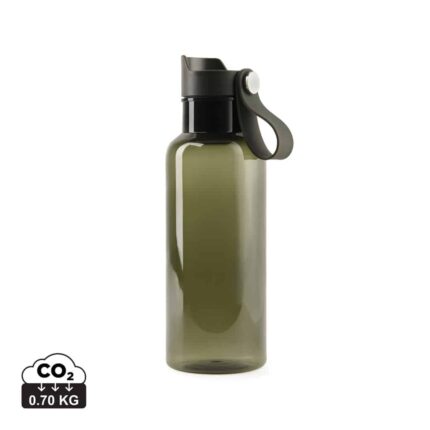 Bouteilles d'eau durables couleur vert en rPETde la marque Vinga