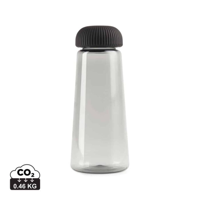 Bouteilles d'eau durables couleur noir en rPET