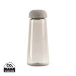Bouteilles d'eau durables couleur gris en rPET