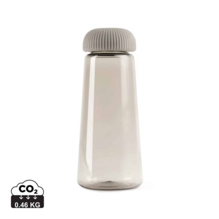 Bouteilles d'eau durables couleur gris en rPET