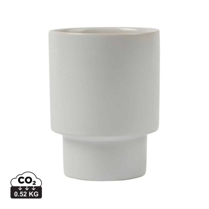 Café & Thé durables couleur blanc cassé en Argile