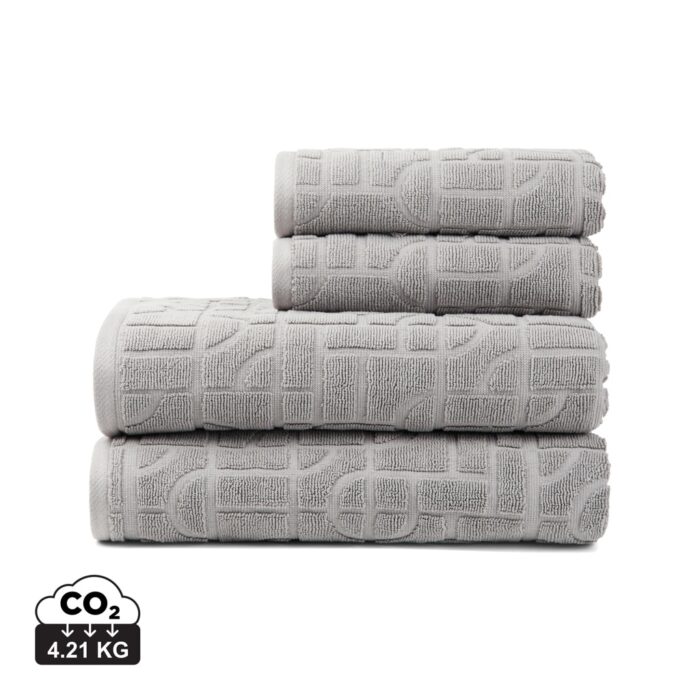 Textiles de salle de bains durables couleur gris en Organiquede la marque Vinga