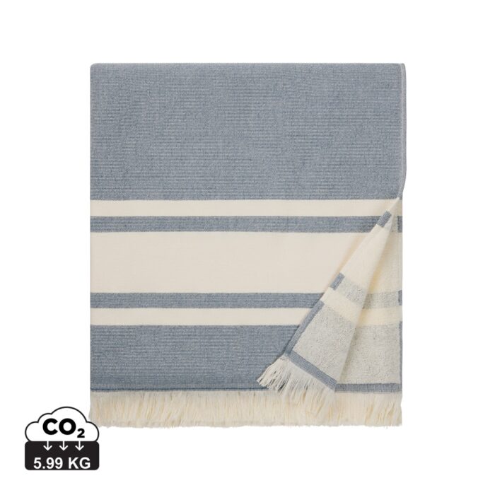 Textiles de salle de bains durables couleur bleu marine en Coton