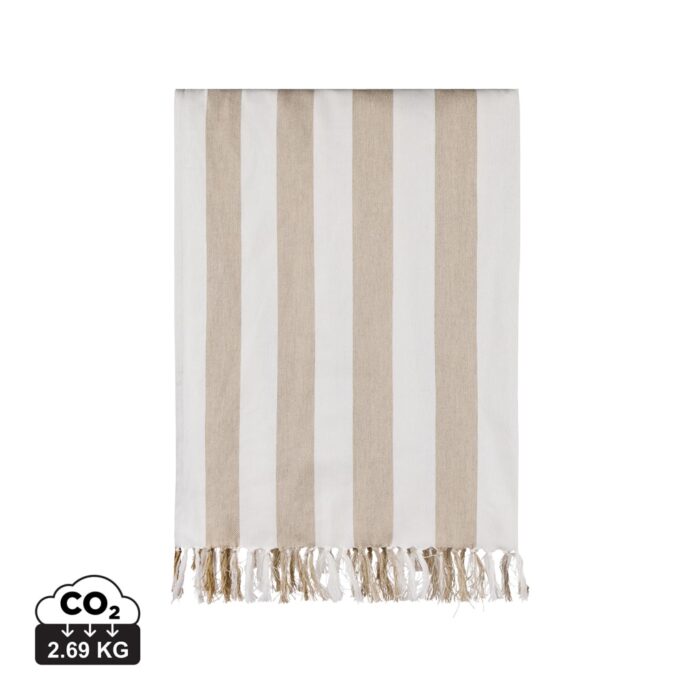 Textiles de salle de bains  couleur beige en Coton recyclé