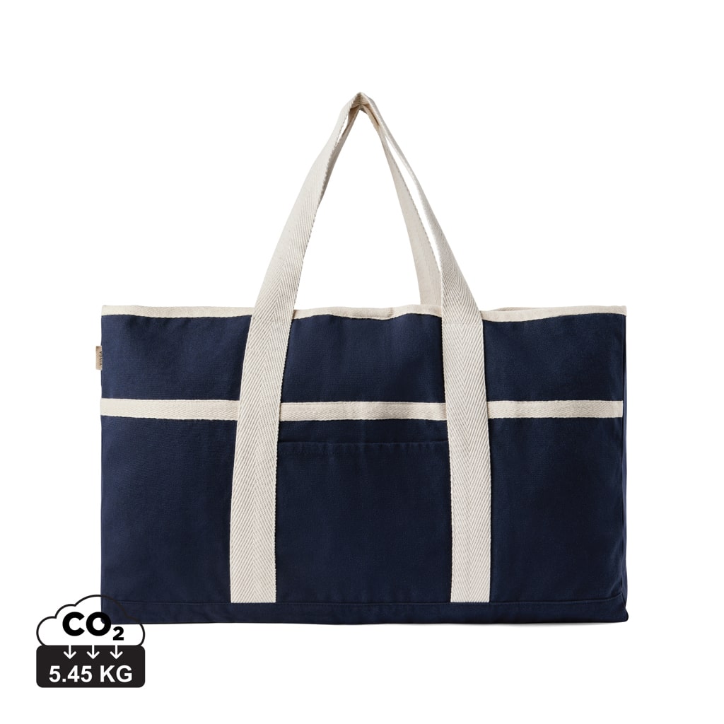 V762035__S_0__9de128781bff4eec9a00c68ae3bf79be.jpg VINGA Sac de plage en toile recyclée AWARE™  Volonne – Image 4