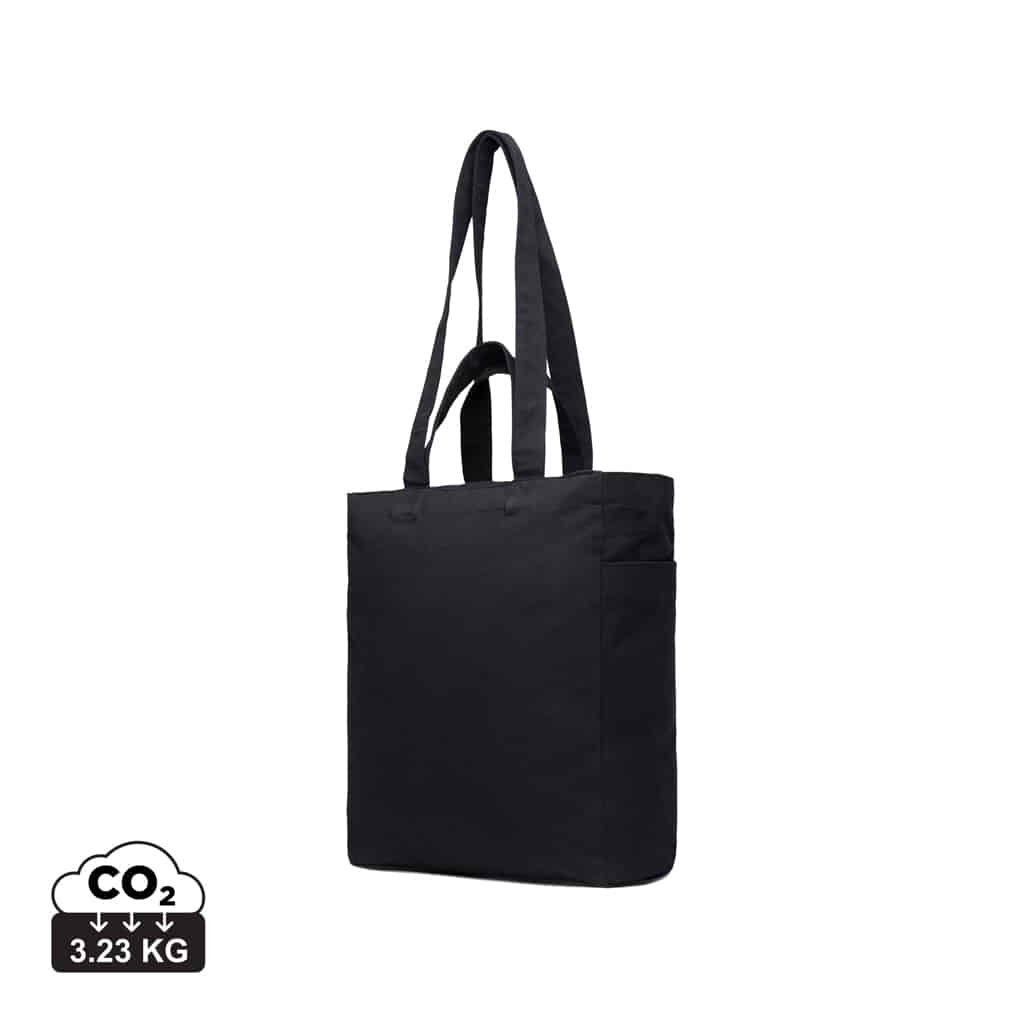 V7620501__S_0__34fd9f42034141fa9d1416f45af420b0.jpg VINGA Tote bag avec zip en toile recyclée Hilo AWARE™ – Image 1