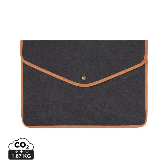 VINGA Bosler Housse ordinateur 14" en toile recyclée GRS – Image 1