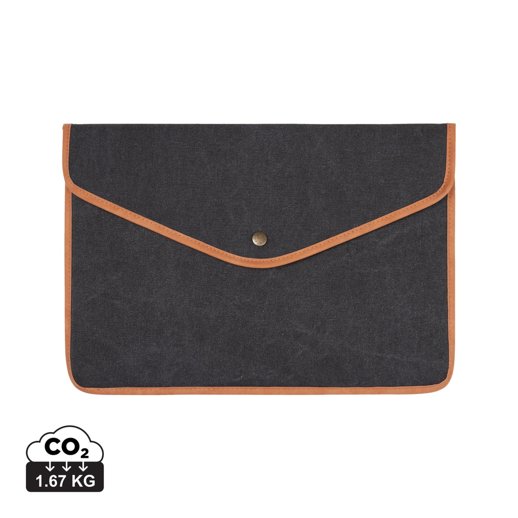 V7880301__S_0__47ddf9dd39744282911aee596fc75e3b.jpg VINGA Bosler Housse ordinateur 14" en toile recyclée GRS – Image 1