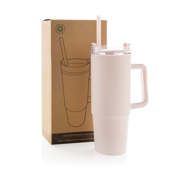 Mug 750ml avec poignée en plastique recyclé RCS Tana – Image 35