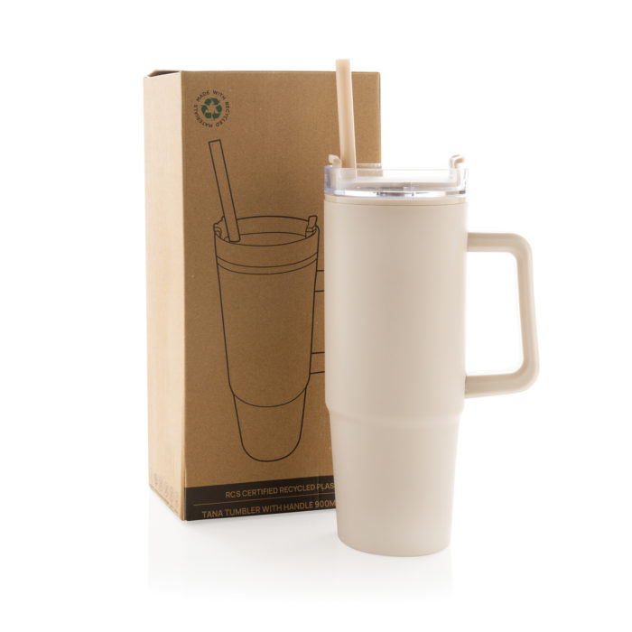 Mug 750ml avec poignée en plastique recyclé RCS Tana – Image 41
