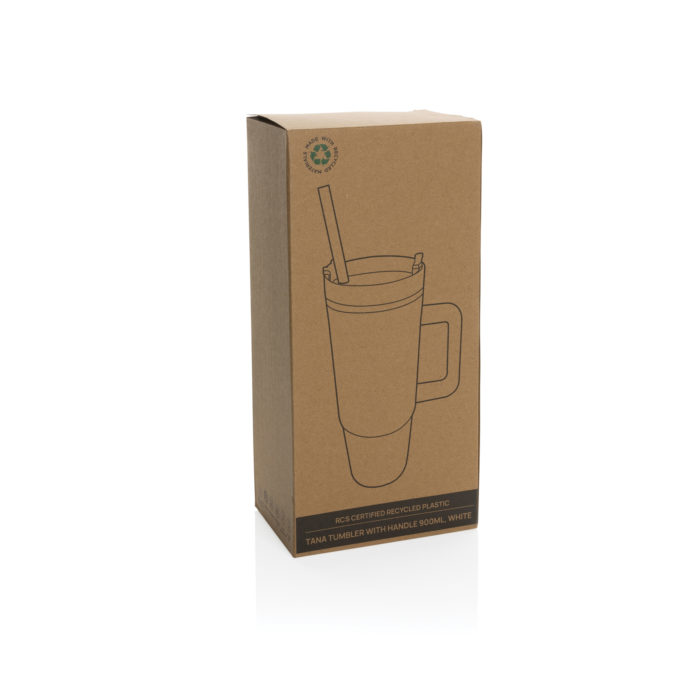 Mug 750ml avec poignée en plastique recyclé RCS Tana – Image 26