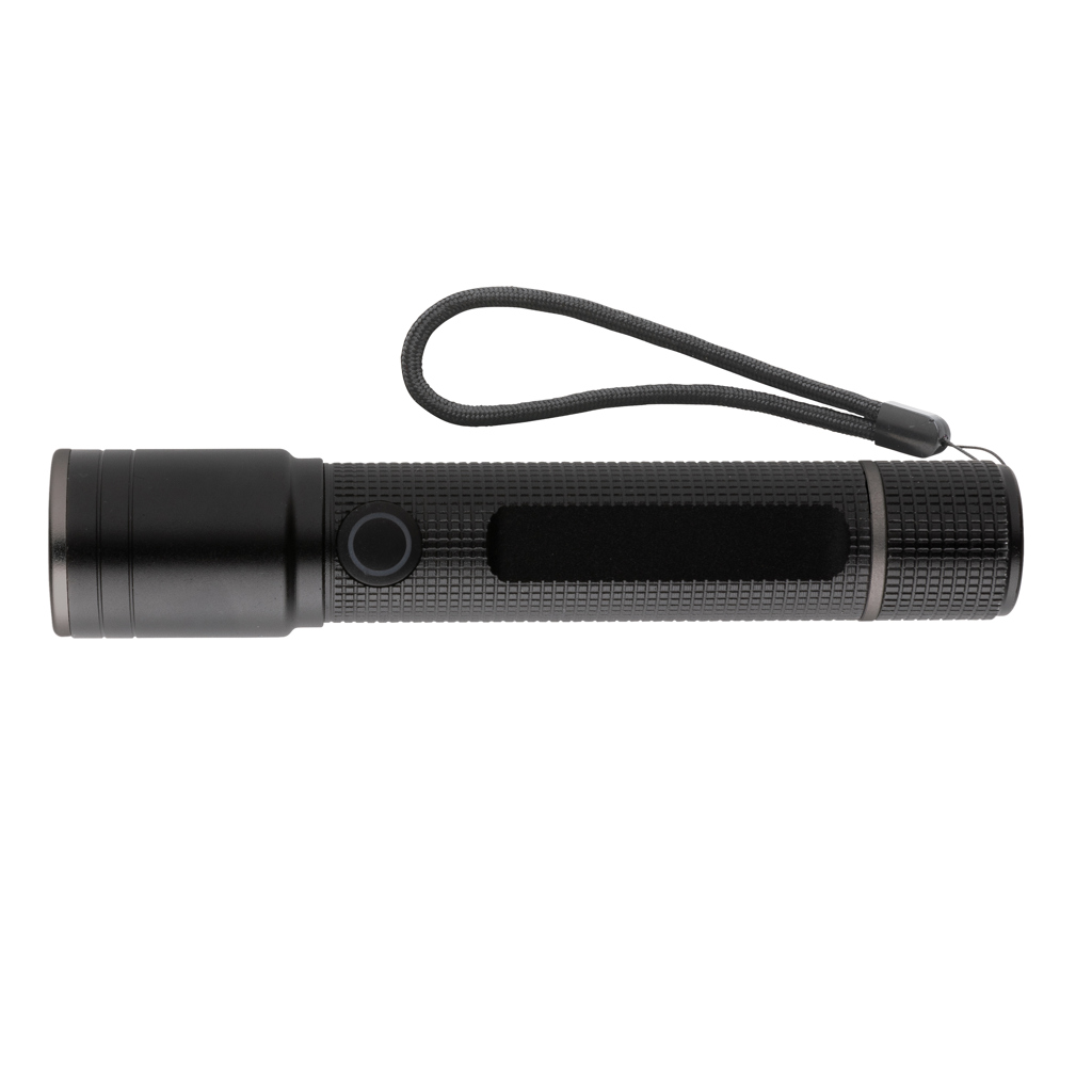P513.901__B_1__7235eafeb4d44ae6b69a44686a57c91a Lampe torche 3W rechargeable par USB en alu RCS Gear X – Image 2