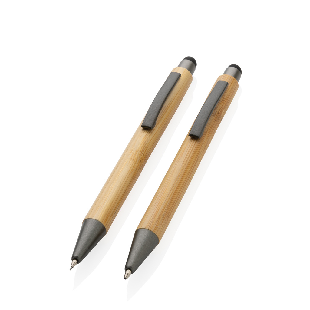 P611.109__B_1__dd82625dd81e478fa2c9d2148f900ffd Set de stylos en bambou dans un coffret – Image 2
