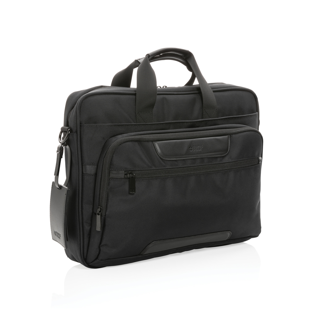 P732.101__B_1__f62802ad182b4bddbdc54e48733904d8 Sacoche ordinateur Swiss Peak rPET AWARE™ Voyager 15.6 – Image 2