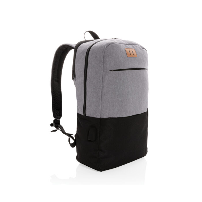 Sac à dos ordinateur 15,6" avec USB et anti RFID – Image 2