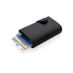 Porte-cartes anti RFID en aluminium et PU - Image 2