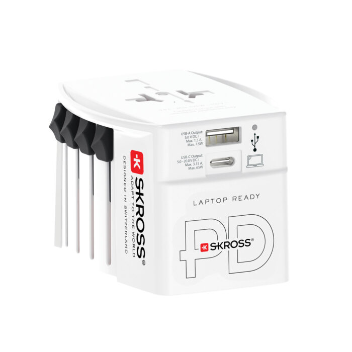 SKROSS Adaptateur de voyage universel MUV 65W PD avec USB – Image 2