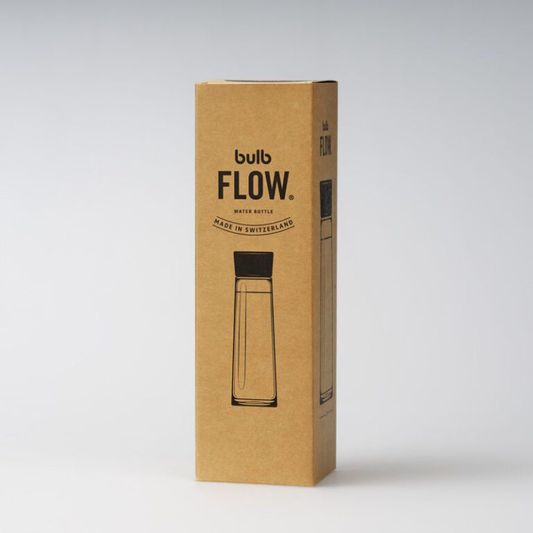 bulb FLOW bottle box Swiss Made