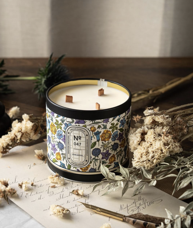 Edelweiss scented candle HELLO CANDLE
