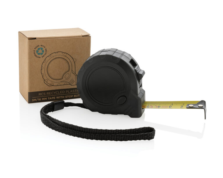 RCS recycled plastic 3M/16 mm tape with stop button - Image 4