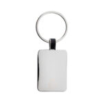 RCS recycled zinc alloy rectangle keyring - Image 4